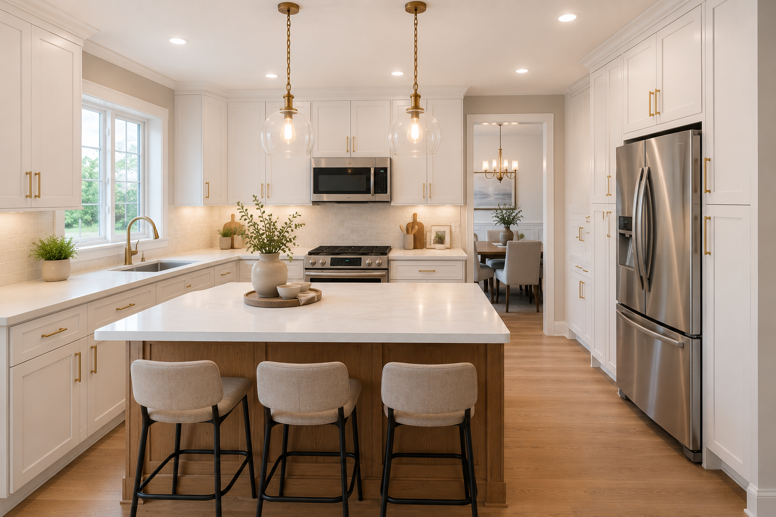 Custom kitchen remodel by Oak and Stone — Raleigh, NC